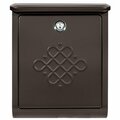 Perfectpatio Bordeaux Locking Wall Mount Mailbox - Rubbed Bronze - Medium PE1538604
